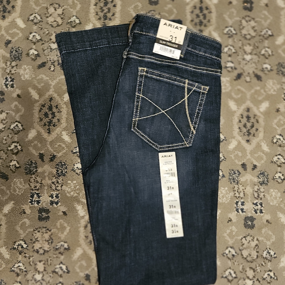 Ariat Women's mid rise blue jeans